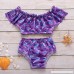 Occitop Bikini Set Girls Split Swimsuit Baby Kids Boat Neck Colorful Shell Swimwear B07QB639Y4